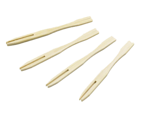 TableCraft BAMF35 3.5 Inch Bamboo Fork Pick