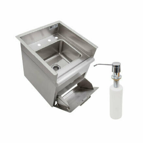 PB-DISINK091106-STD-X John Boos 1-Compartment Pro-Bowl Drop-In Sink