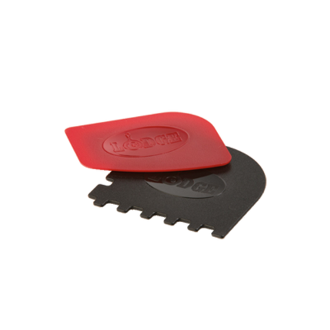 Lodge SCRAPERCOMBO Cast Iron Pan and Grill Scraper Combo Set, 2-Pack