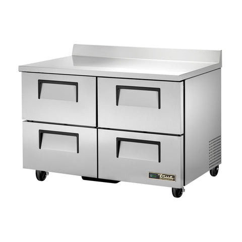 True Manufacturing TWT-48D-4-HC 48" Four-Drawer Worktop Refrigerator