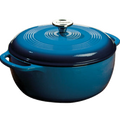 EC6D33 Lodge 6 Qt. Blue Enameled Induction Dutch Oven-Lodge Manufacturing
