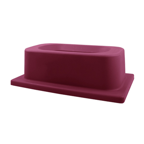 CFS Brands KA1951RD KatchAll Magnetic Flatware Retriever Trash Can Lid, Burgundy
