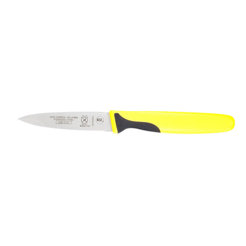 Mercer Culinary M23930YL Millennia Colors 3-Inch Slim Paring Knife, Yellow Handle