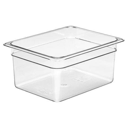 Cambro 26CW135 Camwear 1/2 Size 6" Deep Clear Polycarbonate Food Pan