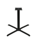 B36-STD Oak Street Black Standard Height Table Base w/ 36" x 36" Base Spread-OAK STREET MANUFACTURING