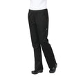 PBN01WBLKL Chef Works Women's Elastic Waistband With Drawstring Lightweight Slim Pants-CHEF WORKS