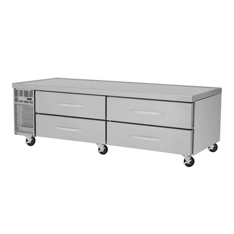 Turbo Air PRCBE-84R-N PRO Series 84" Four-Drawer Refrigerated Chef Base