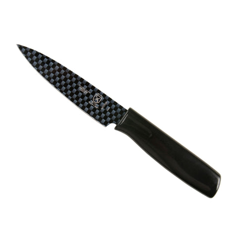 Mercer Culinary M33910B 4 Inch Non-Stick Paring Knife with Sheath, Black