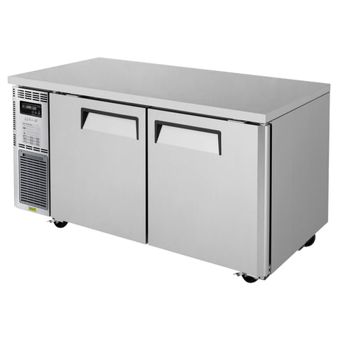 Turbo Air JUF-60-N J Series Two-Section Undercounter Freezer, Side Mount, 59"W