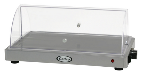 Cadco WTRT-10-HD Heavy Duty Countertop Warming Shelf with Rolltop Lid