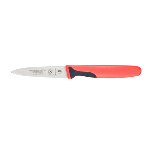 Mercer Culinary M23930RD Millennia 3 Inch Slim Paring Knife with Red Handle