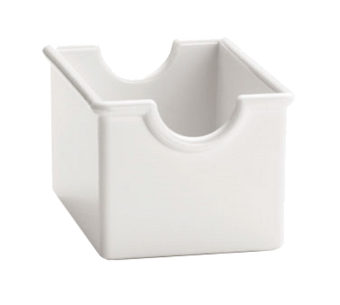 Tablecraft Products 56W White Plastic Sugar Packet Rack