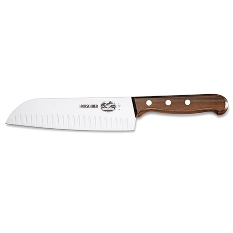 Victorinox 6.8520.17-X2 7" Granton Edge Santoku Knife with Rosewood Handle