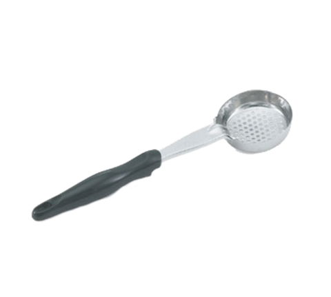 Vollrath 6432320 3 oz Round Perforated Spoodle - Black Nylon Handle, Jacob's Pride Collection