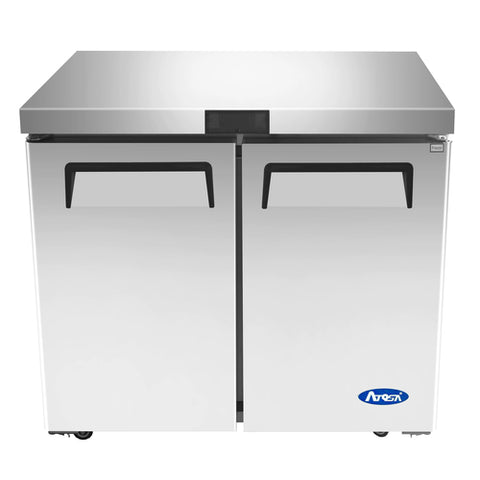 Atosa MGF36RGR 36" Two-Door Undercounter Refrigerator