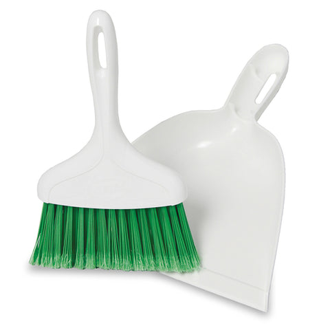 Libman Commercial 1031 Dust Pan Set with 7 Inch Whisk Broom