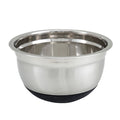 MXRU-500 Winco 5 Qt. Stainless Steel German Mixing Bowl w/ Non-Slip Base-WINCO