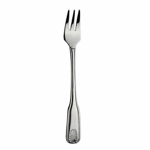 Libertyware OCN9 Oceans Oyster Cocktail Fork, 6\" Extra Heavy 18/0 Stainless Steel, Mirror Polish