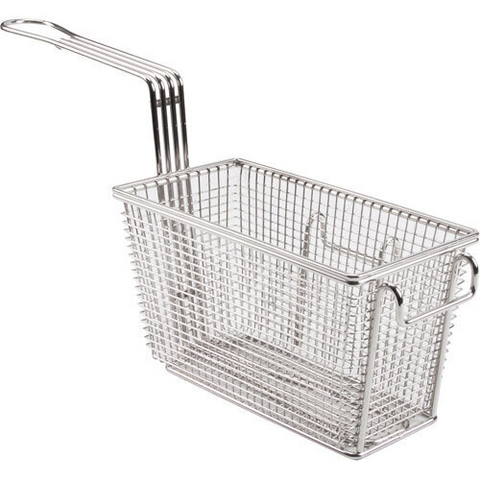 261538 AllPoints Foodservice Parts & Supplies Fry Basket, nickel plated each 4-7/8" x 5-3/8" Fry Basket w/ Front & Left Hooks