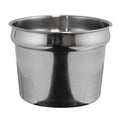 INS-11.0M Winco 11 Qt. Heavy-Duty Stainless Steel Inset-WINCO