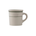 TGB-038 Tuxton Green Bay 9 Oz. Eggshell China Canton Mug/Cup w/ Green Bands-Tuxton China