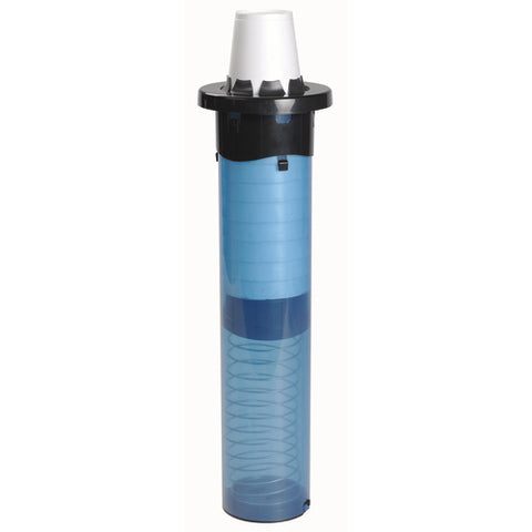 San Jamar C5450C Sentry Adjustable In-Counter Cup Dispenser, Blue