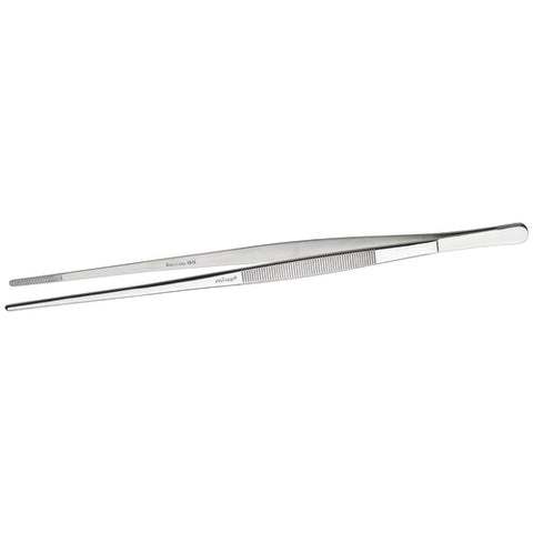 Winco TTG-10S 10" Straight Plating Tweezer Tongs