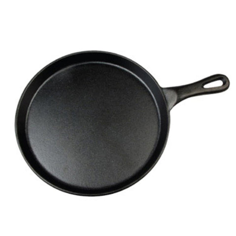 Winco IGL-10 10-Inch Round Cast Iron Grill Pan