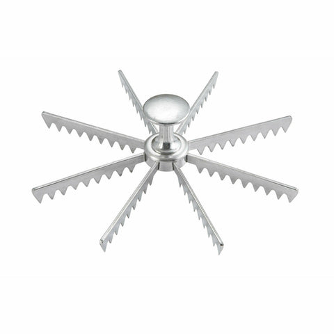 Winco APM-08 8-Cut Cast Aluminum Pie and Cake Marker