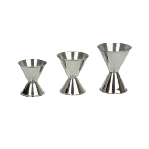Thunder Group SLJG001 Stainless Steel Double Jigger, 1/2 oz & 1 oz
