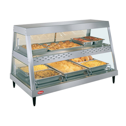 Hatco GRHD-3PD Glo-Ray Heated Display Case - Full Service Countertop, 2 Shelves, 45-1/2\" 120V