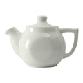 BWT-18A Tuxton DuraTux 18 Oz. White China Teapot w/ Lid-Tuxton China