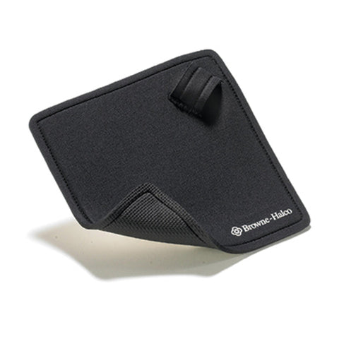 Browne USA Foodservice 5437102 KitchenGrips Safe Server Finger Hot Pad, 7" x 7" Black Neoprene