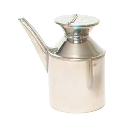 Town 37600 Stainless Steel Asian Chef Oil Dispenser with Round Spout, 13 oz.