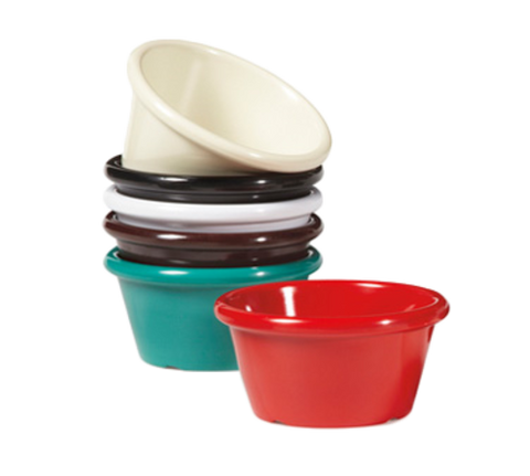 GET Enterprises S-660-IV 6 oz. Ivory Smooth Melamine Ramekin