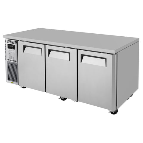Turbo Air JUR-72-N6 J Series Three-Section Side Mount Undercounter Refrigerator