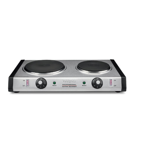 WDB600 Waring 2-Burner Solid Top Countertop Range-Waring