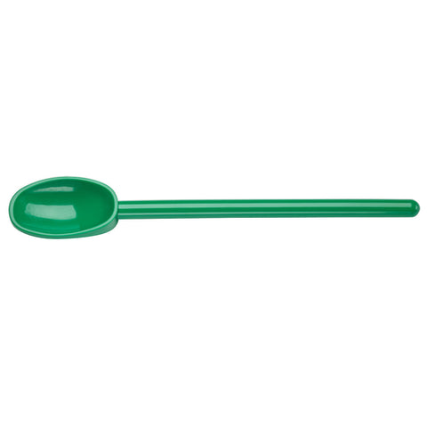 M33182GR Mercer 11-7/8" Green High Temperature Mixing Spoon-Mercer Culinary