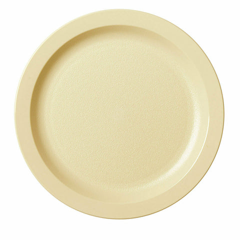 Cambro 9CWNR133 Beige Camwear Narrow Rim 9" Polycarbonate Plate
