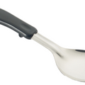 BHOP-11 Winco 11" Heavy-Duty Solid Basting Spoon w/ Hang Hook-WINCO
