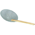 42612 Town 12" Stainless Steel Coarse Mesh Skimmer w/ Bamboo Handle-TOWN