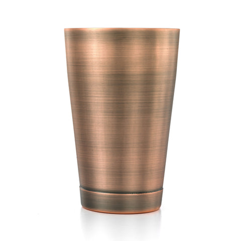 Barfly by Mercer M37007ACP 18 oz Antique Copper Cocktail Shaker Tin