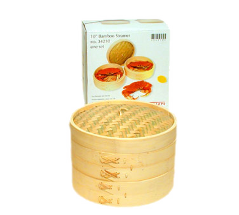 Town 34210 10" Bamboo Steamer Set