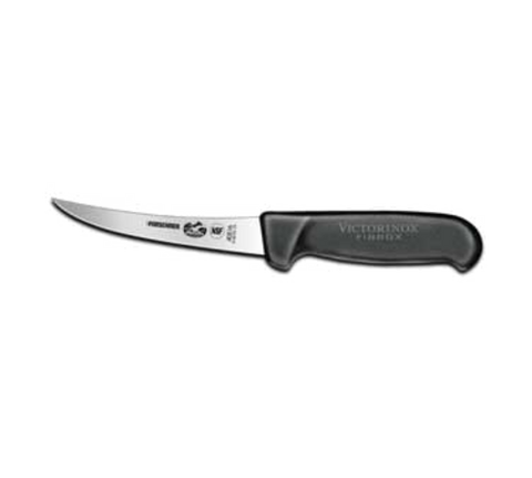 Victorinox 5.6613.12 5-Inch Curved Flexible Boning Knife with Black Fibrox Pro Handle