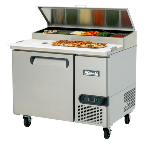 C-PP44-HC Migali 44" 1 Door Refrigerated Pizza Prep Table-Migali Industries