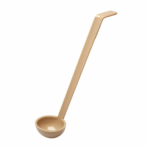 Cambro LD105133 Camwear 1 oz. Beige Polycarbonate Salad Dressing Ladle