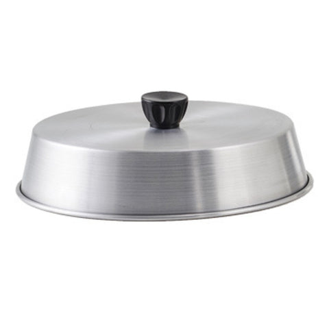 Winco ADBC-9 9" Round Flat-Top Aluminum Basting Cover