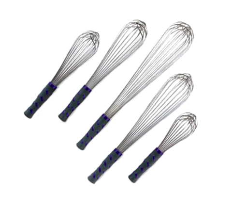 Vollrath 47002 - 10" Piano Whip with Purple Nylon Handle, Stainless Steel