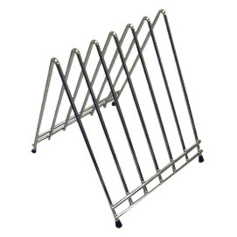 CB-6L Winco 6-Slot Chrome Plated Cutting Board Rack