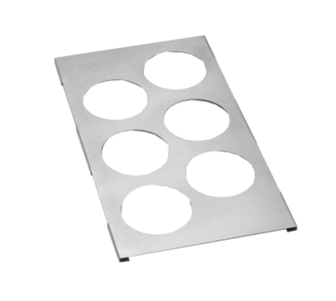 TableCraft Products T6 Stainless Steel 6-Hole Squeeze Bottle Template